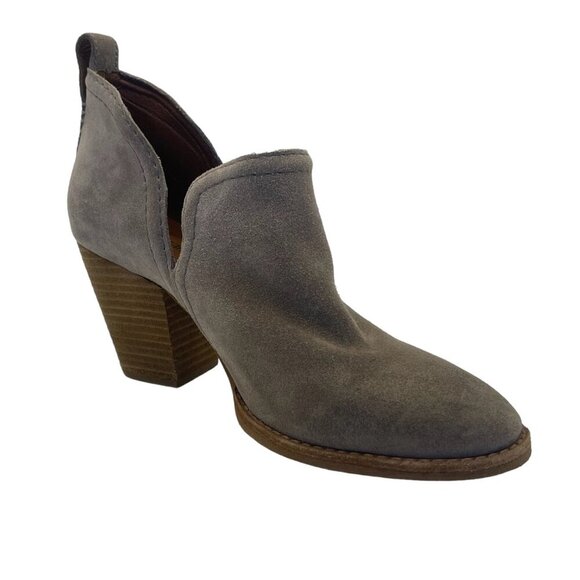 Jeffrey Campbell Rosalee Women’s Ankle Booties – Size 7 – Light Taupe Suede - Picture 1 of 14